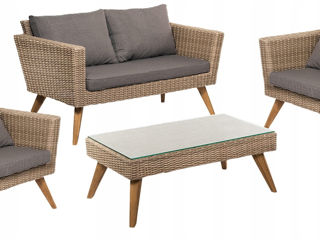 Canapea cu masă modernă de grădină foto 5