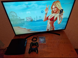 PS3 slim+ джостики+ GTA5 foto 4