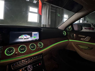 Mercedes W213 instalarea gurilor de ventilație cu ambient foto 3