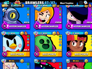 Vand sau schimb cont de brawl stars 58k