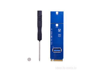ID-163: NGFF M.2 to USB 3.0 Card Adapter for Riser - Для райзера foto 3