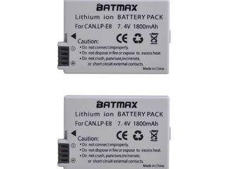 Продаю комплект док станция batmax + батареи lp-e8 1800mah foto 3