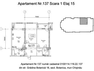Apartament cu 3 camere, 87 m², Botanica, Chișinău foto 2