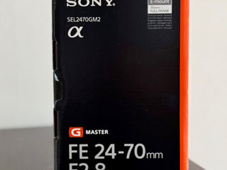 Sony FE 24-70mm F2.8 GM II, Nou! Garanție!