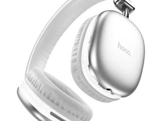 Bluetooth наушники Hoco W35 Wireless  Silver foto 2