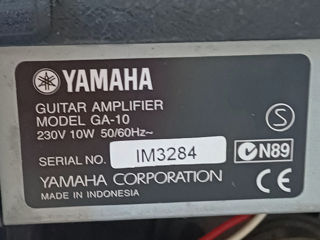 Гитарный комбоусилитель Yamaha GA-10 foto 3