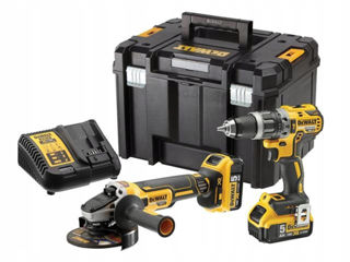 Set intrumente / набор из двух инструментов dewalt dck2080p2t (dcd796+dcg405) foto 1