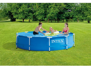 Piscină intex cadru metalic 305x76 cm, 4485L, cadru metalic foto 2