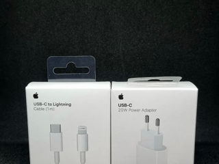 Адаптер/Блок Apple 20W + провод Type-C Lighting / new foto 1
