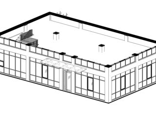 Centru comercial/Magazin / 214m2 / P+E / arhitectura / inginerie / 3D / construcții / reconstrucții foto 4