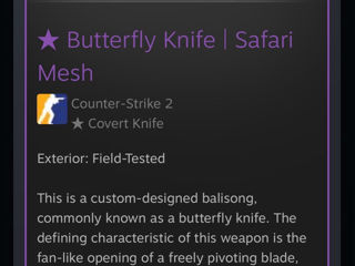 Butterfly knife