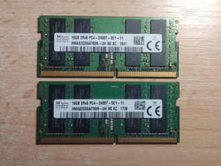 DDR4 32gb(2x16GB) DDR3 4GB sodimm для ноутбука