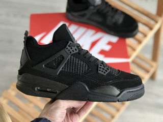 Nike Air Jordan 4 Retro Full Black Unisex foto 1