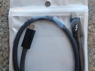 Cablu Thunderbolt 4 USB-C 240W compatibil macbook foto 2