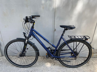 Bicicleta noua aluminiu shimano cu lumina frinele pe ulei importata din Germania