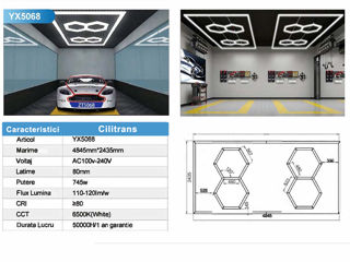 Hexagon led detailing led tavane led