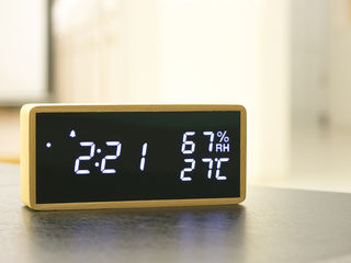 Ceas inteligent cu termohigrometru higrometru smart watch с термогигрометром часы foto 11