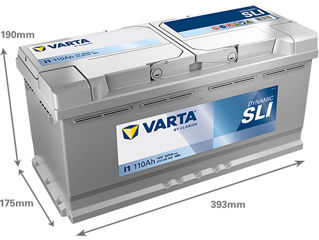 Acumulatoare varta 60ah, 70ah, 80ah, 95ah, 100ah - Start-Stop, AGM, EFB foto 7