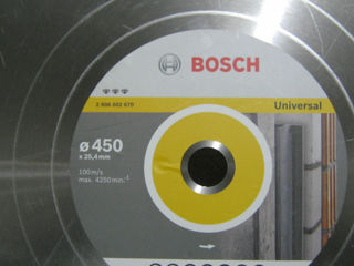 Диски алмазные Bosch 500 ,450 , 350 мм ( бетон , асфальт , абразив , универсал ) foto 4