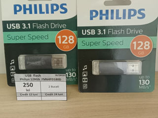 Usb Flash Philips 128Gb (2 bucati)  250 lei