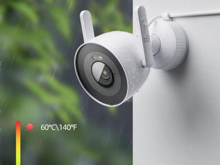Cameră de securitate Napcat 4MP cu reflectoare, Camere WiFi pentru exterior pentru securitatea casei foto 5
