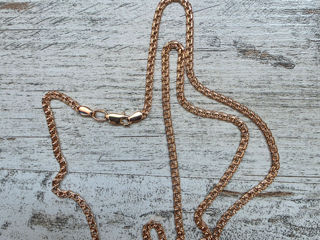 Aur lant bismarc proba 585 aur rusesc 10.80 grame lungimea 60 cm foto 1