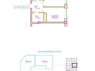 Apartament cu 1 cameră, 36 m², Durlești, Chișinău foto 6