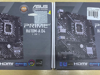 ASUS PRIME H610M-E D4, LGA1700, Intel H610, Micro-ATX ,Garantie