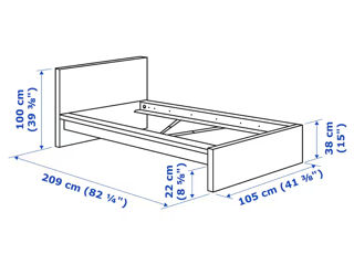 Pat IKEA cu un loc practic și funcțional foto 5