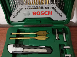 Bosch original. 50 accesorii / набор сверл, бит bosch foto 2