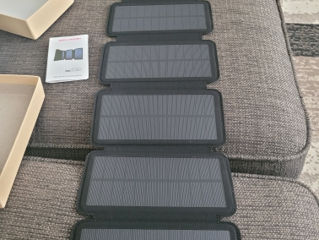 Солнечная панель с 6-отсеками=USB=port для зарядки телефонов+беспроводная зарядка для Power-Bank!!! foto 1