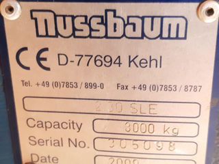 Автоподъемник 3000 кг винтовой Nussbaum