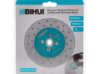 Алмазный шлифовально-отрезной диск VACUUM BIHUI DCWMM5 125мм