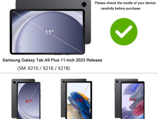 Чехол Для Samsung Galaxy Tab A9 Plus  Husa 11 inch foto 6