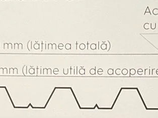 Tablă cutată H-57 - Acoperisul.md foto 2