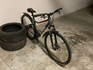 Гибридный велосипед B'TWIN, Alum 6061, Лёгкий, прочный, красивый! foto 3