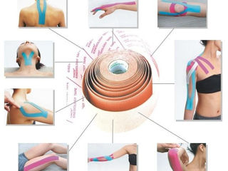 Кинезио тейпы. Kinesio tape. Banda kinesiologica. Korea, China, Italy, Germany. foto 7