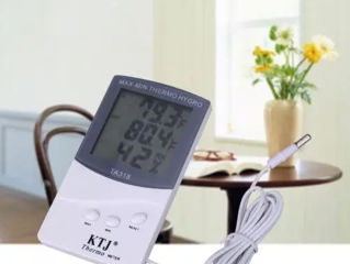Термометр, гигрометр, часы, метеостанци Измерение уличной температуры:  -50C ... +70CИзмерение комна