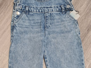 Salopeta denim 3-4 ani