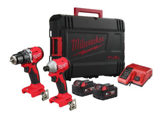 Set instrumente cu acumulatori Milwaukee M18 BLCPP2B-502C-livrare-credit