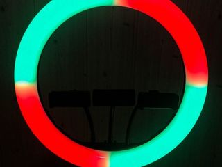 Кольцевая лампа для блогеров tik-tok RGB 36см б/у /lampa pentru bloggeri, tik-tok 36cm RGB b/u foto 1