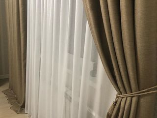 Продажа качественной тюли с утяжелителем и штор(Турция) draperii,galerii,perdele,jaluzele,tul foto 7