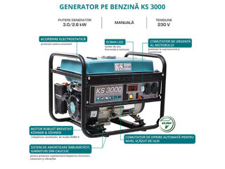 Generator pe benzina "Konner & Sohnen" KS 3000 foto 7