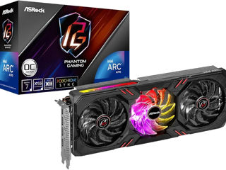 Intel Arc A770 8GB de la Asrock Phantom Gaming / 3x Coolere / Folosit, ca Nou