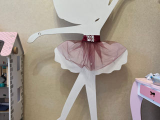 Balerina decorativa de lemn