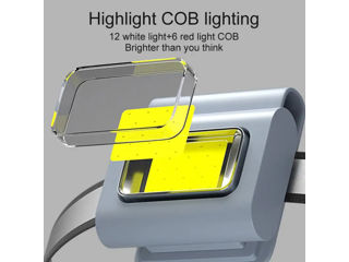 Lampă de lucru portabilă cu clemă Lampă de lucru reîncărcabilă far far far cu LED lanternă magnetică foto 12