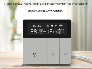 Termostat inteligent Tuya cu Wi-Fi și control prin aplicație foto 5