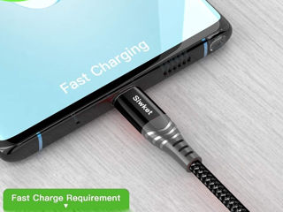 Кабель для зарядного устройства Micro USB 3M для  Samsung  S4-7, PS-3.Xbox one, 360. foto 4