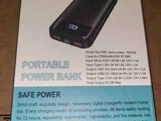 New Power Bank 10000mAh, 27000mAh, 30000mAh. Original de la Amazon foto 5