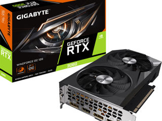 Видеокарта Gigabyte PCI-Ex GeForce RTX 3060 Windforce OC 12GB GDDR6 foto 4